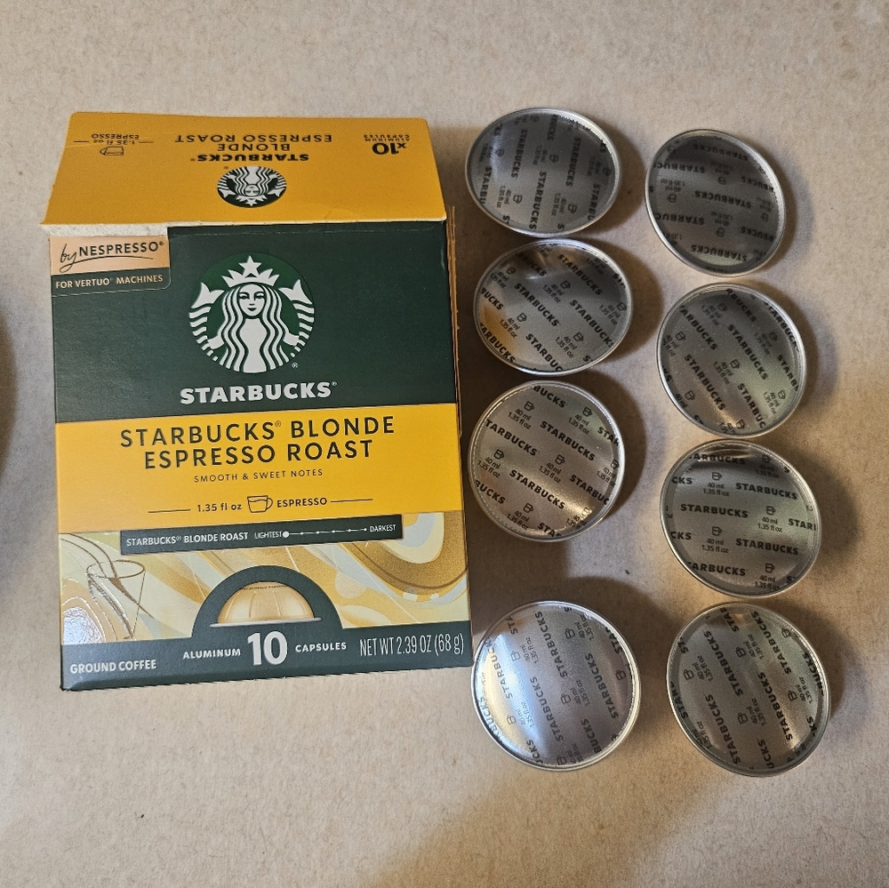 Nespresso Starbucks Blonde Espresso Pods (8)